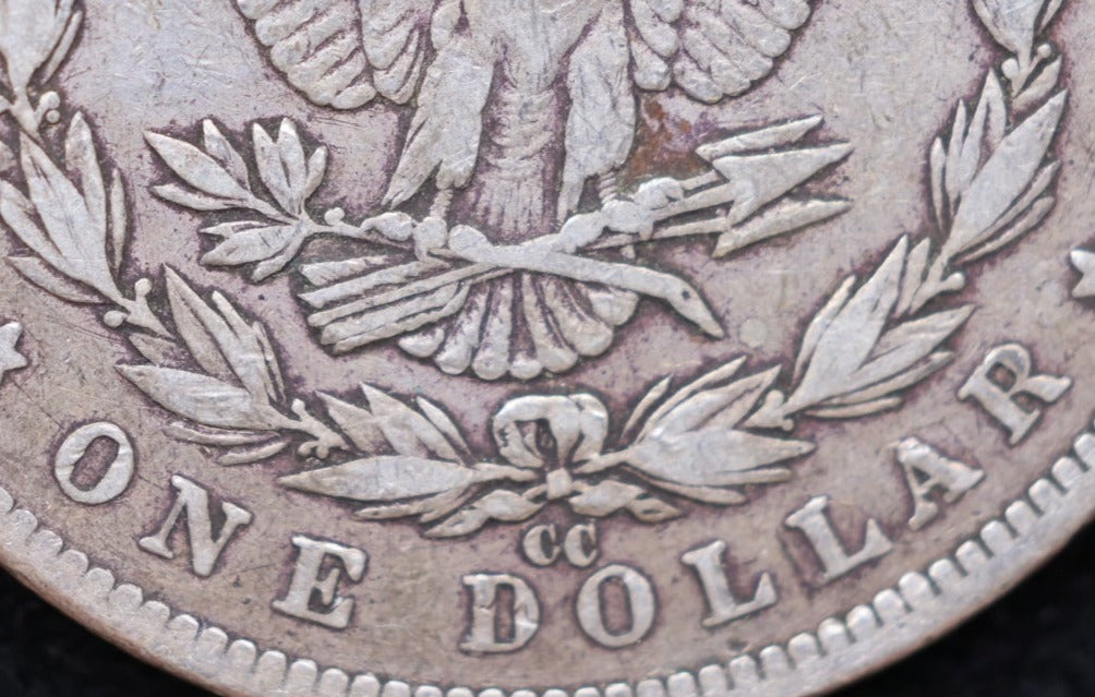 1889-CC Morgan Silver Dollar, Very Fine Circulated Coin, Store #DR0331