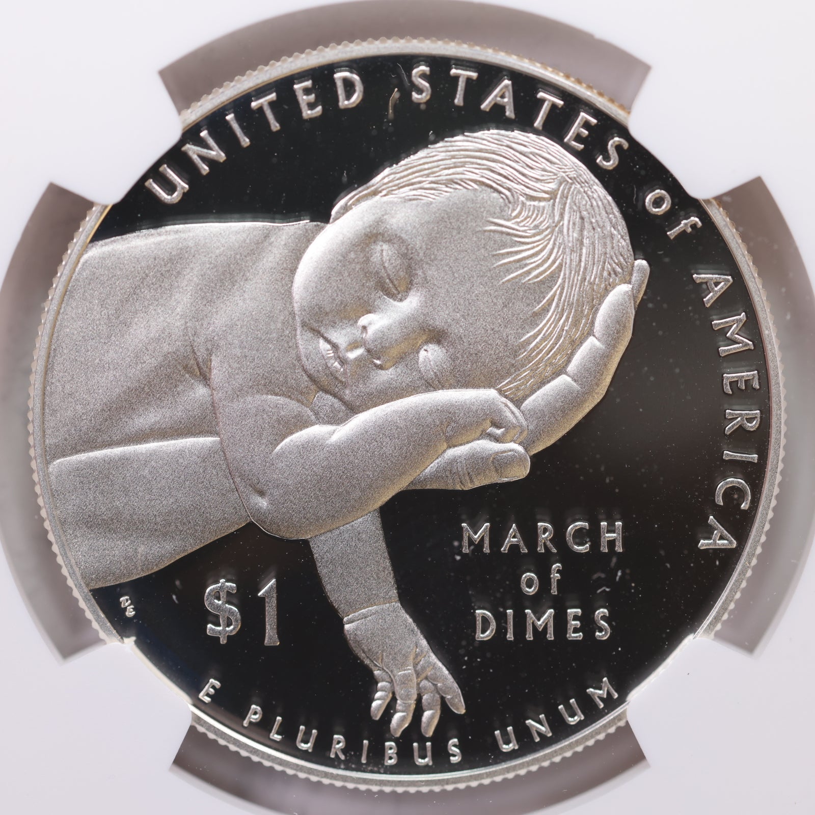 2012 W $1 March of Dimes, NGC PF 70 Ultra Cameo, Store #GMC305