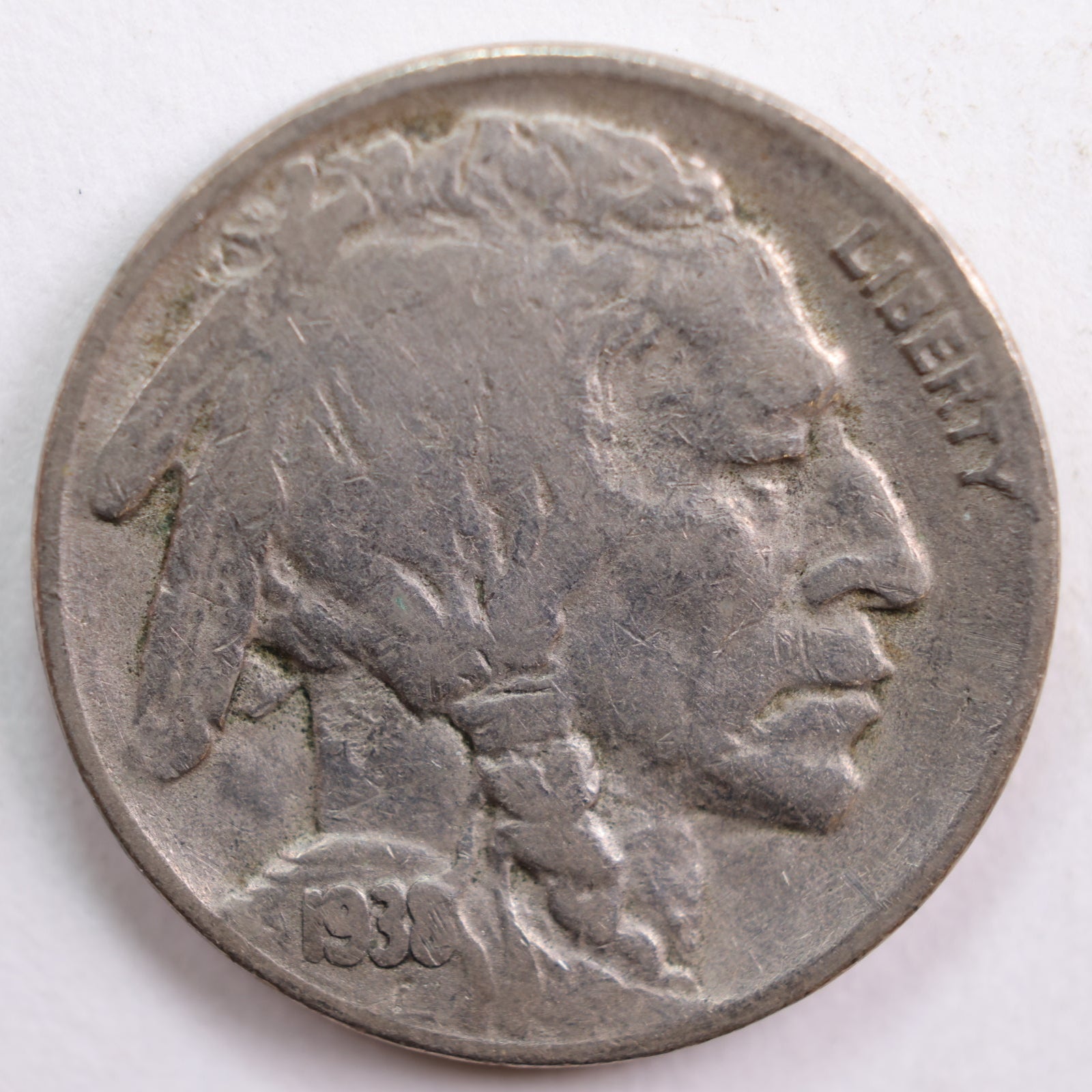 1938-D Buffalo Nickel, Very Fine Circulated Coin, Store #NL625