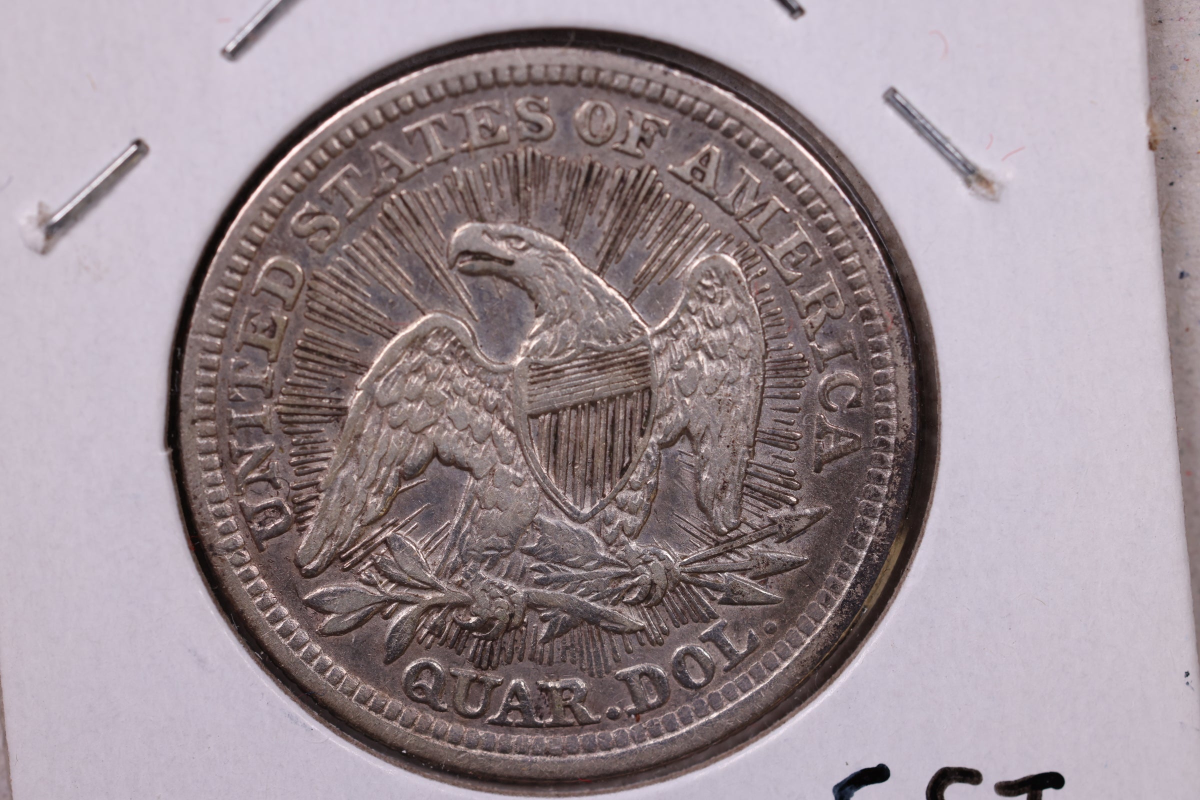 1853 Seated Liberty Quarter., Extra Fine+, Circulated Coin., Store#1073