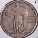 1917-D Standing Liberty Quarter, T-1, Very Fine+ Circulated Coin, Store