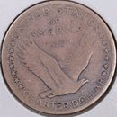 1917-D Standing Liberty Quarter, T-1, Fine Circulated Coin, Store