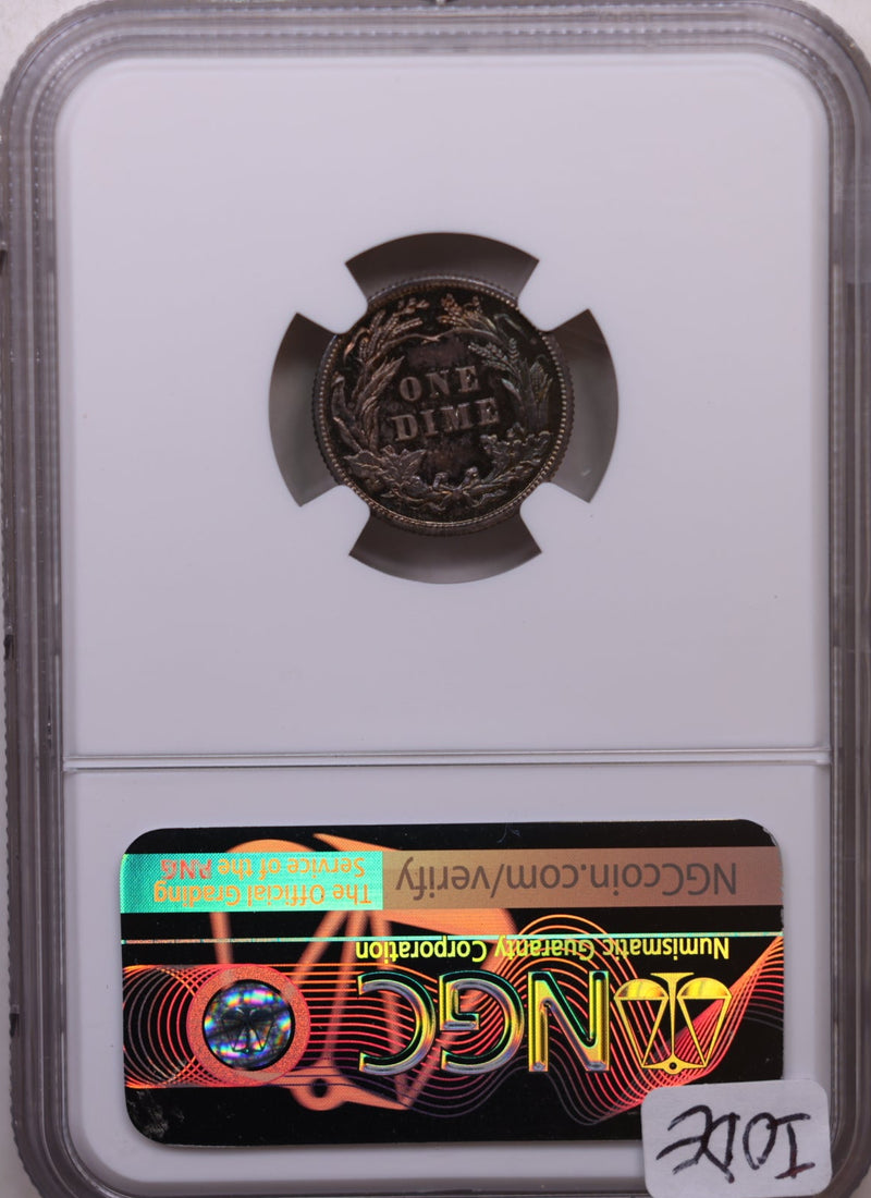 1905 Barber Silver Dime, 'Proof Strike', NGC PF-66+, Store Sale