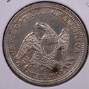 1855 Liberty Seated Quarter., Uncirculated Details., Store
