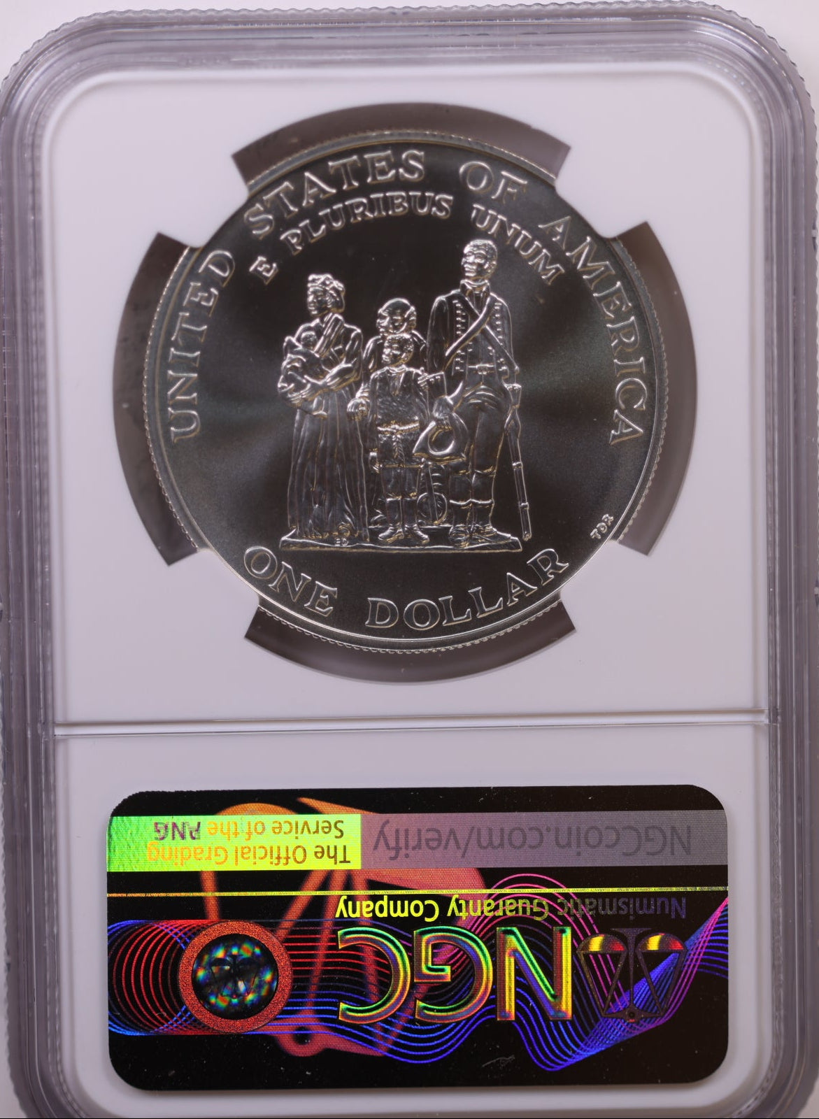1998 S $1 Black Patriots, NGC MS 69, Store #GMC308
