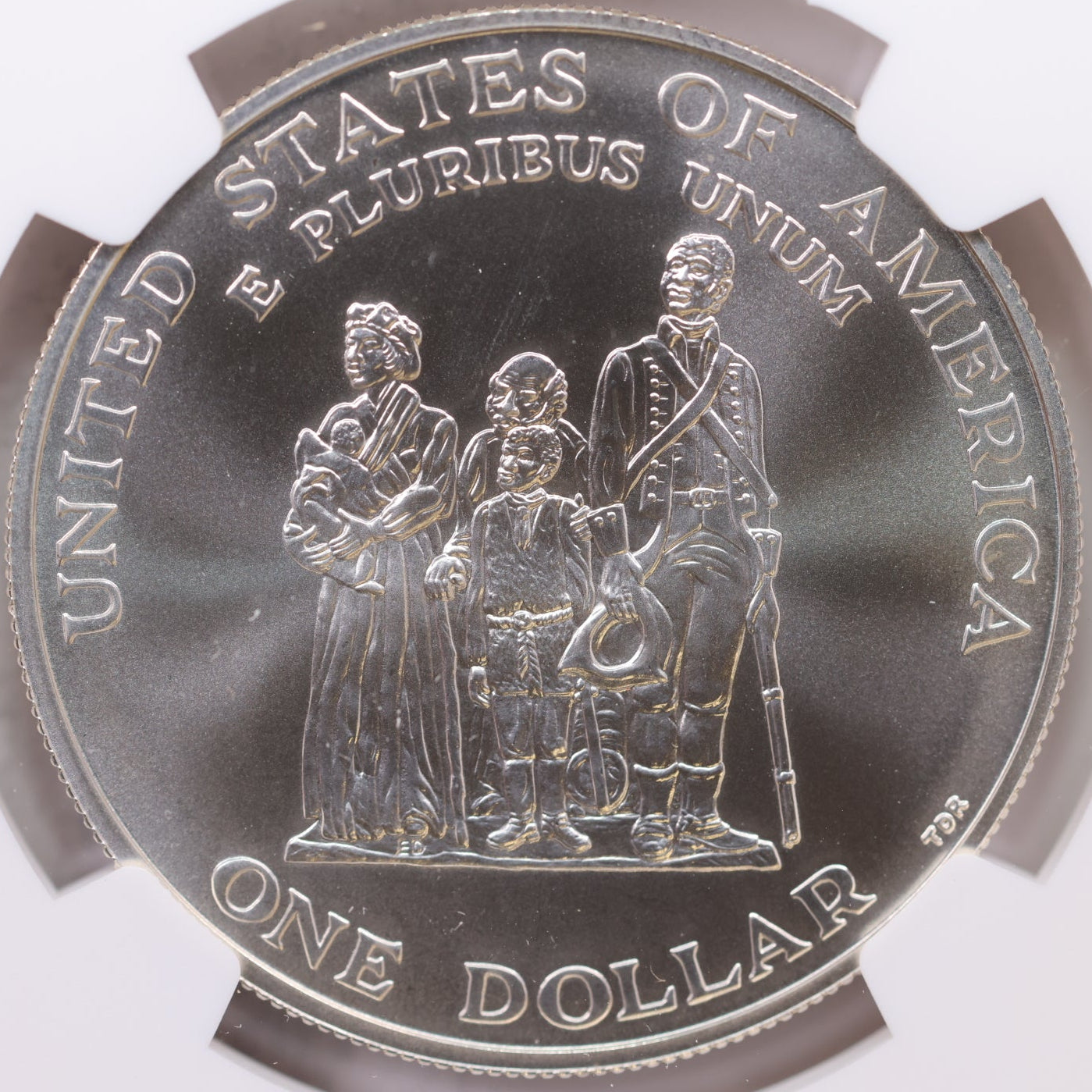 1998 S $1 Black Patriots, NGC MS 69, Store #GMC308