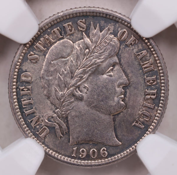 1906-O Barber Silver Dime, 'Uncirculated Coin', NGC MS-62, Store Sale #GDE039.