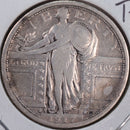 1917-S Standing Liberty Quarter, T-1, Very Fine Circulated Coin, Store