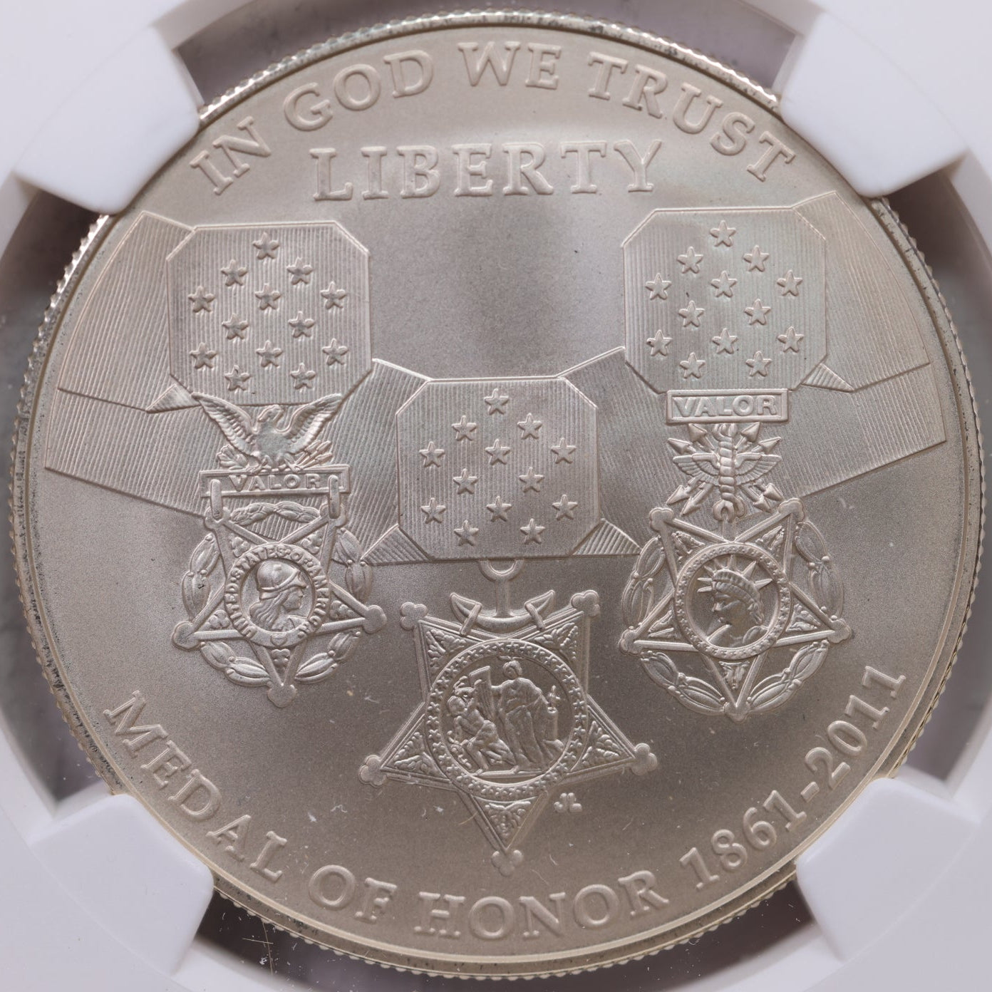 2011 S $1 Medal of Honor, NGC MS 70, Store #GMC309