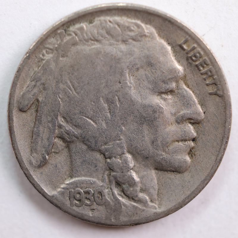 1930-S Buffalo Nickel, Very Fine Circulated Coin, Store
