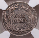 1906-O Barber Silver Dime, 'Uncirculated Coin', NGC MS-62, Store Sale
