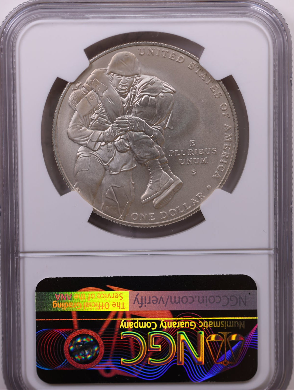 2011 S $1 Medal of Honor, NGC MS 70, Store #GMC309