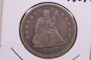 1857-O Liberty Seated Quarter., Very Fine Circulated Coin., Store