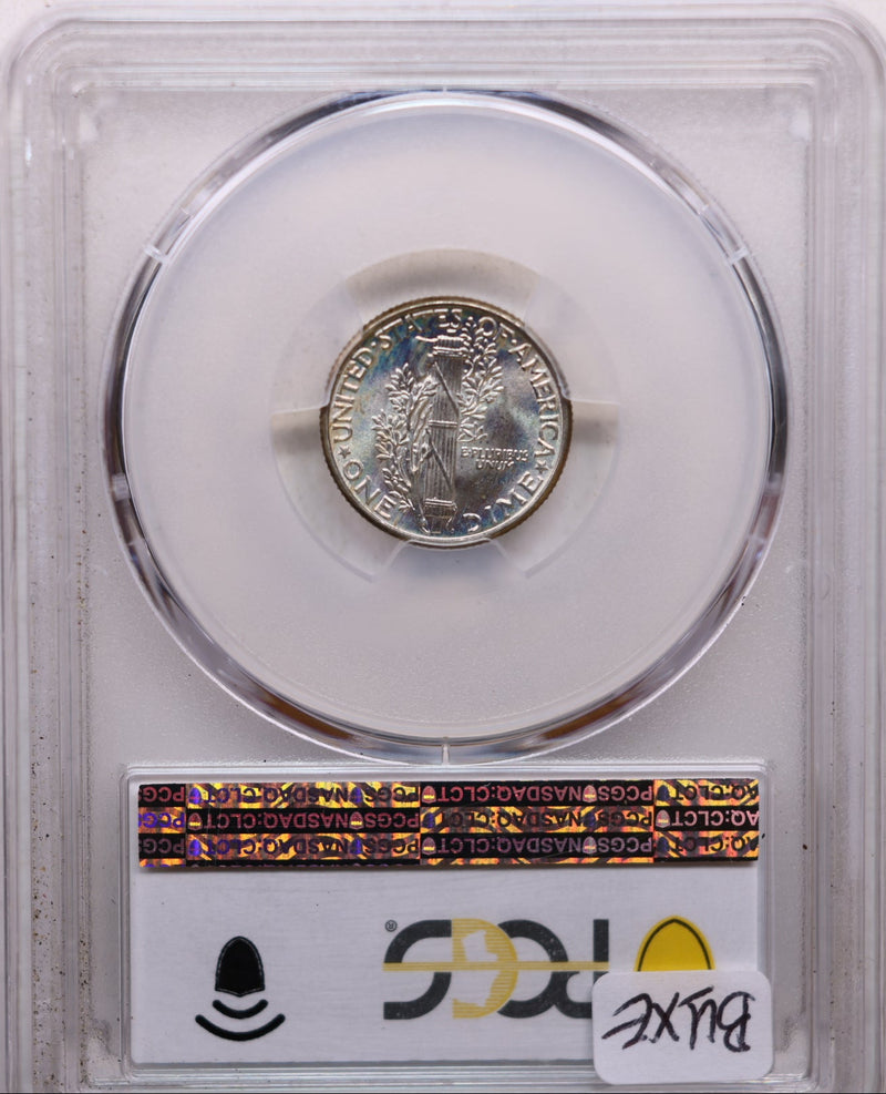 1928 Mercury Silver Dime, Blast White, PCGS MS67, Full Bands, Store Sale