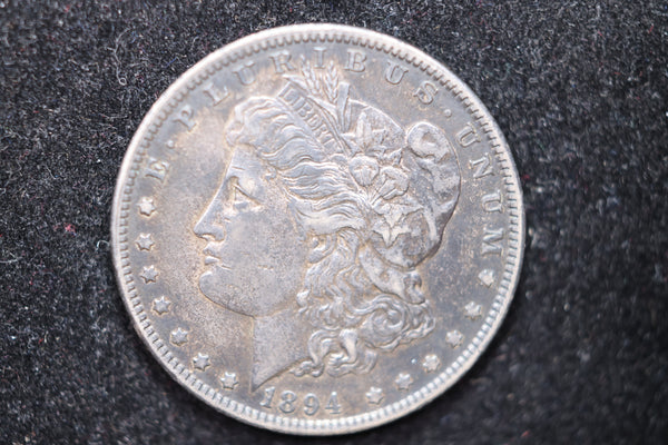 1894-O Morgan Silver Dollar., Circulated Coin. Large Affordable Dollar Sale #01062