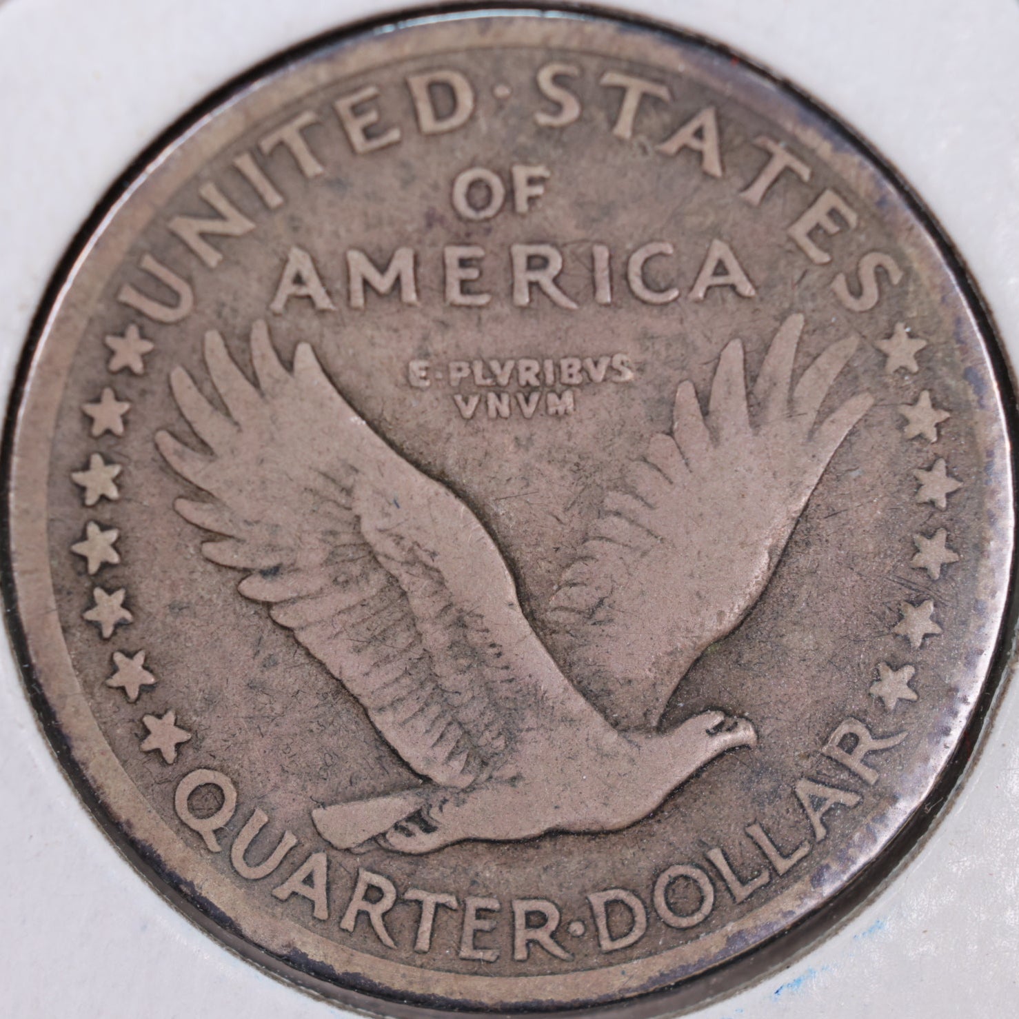 1917-S Standing Liberty Quarter, T-1, Very Good Circulated Coin, Store #QR0020