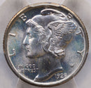 1928 Mercury Silver Dime, Blast White, PCGS MS67, Full Bands, Store Sale