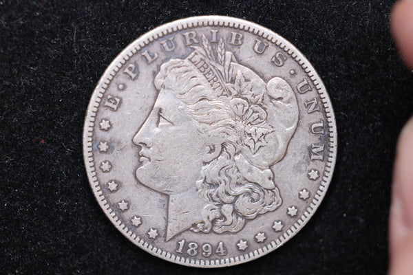 1894-O Morgan Silver Dollar., Circulated Coin. Large Affordable Dollar Sale #01063
