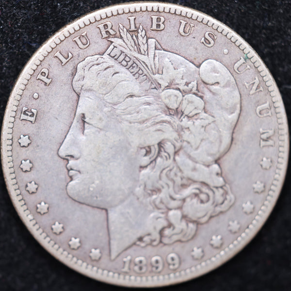 1899-O Morgan Silver Dollar., Circulated Coin. Large Affordable Dollar Sale #02102