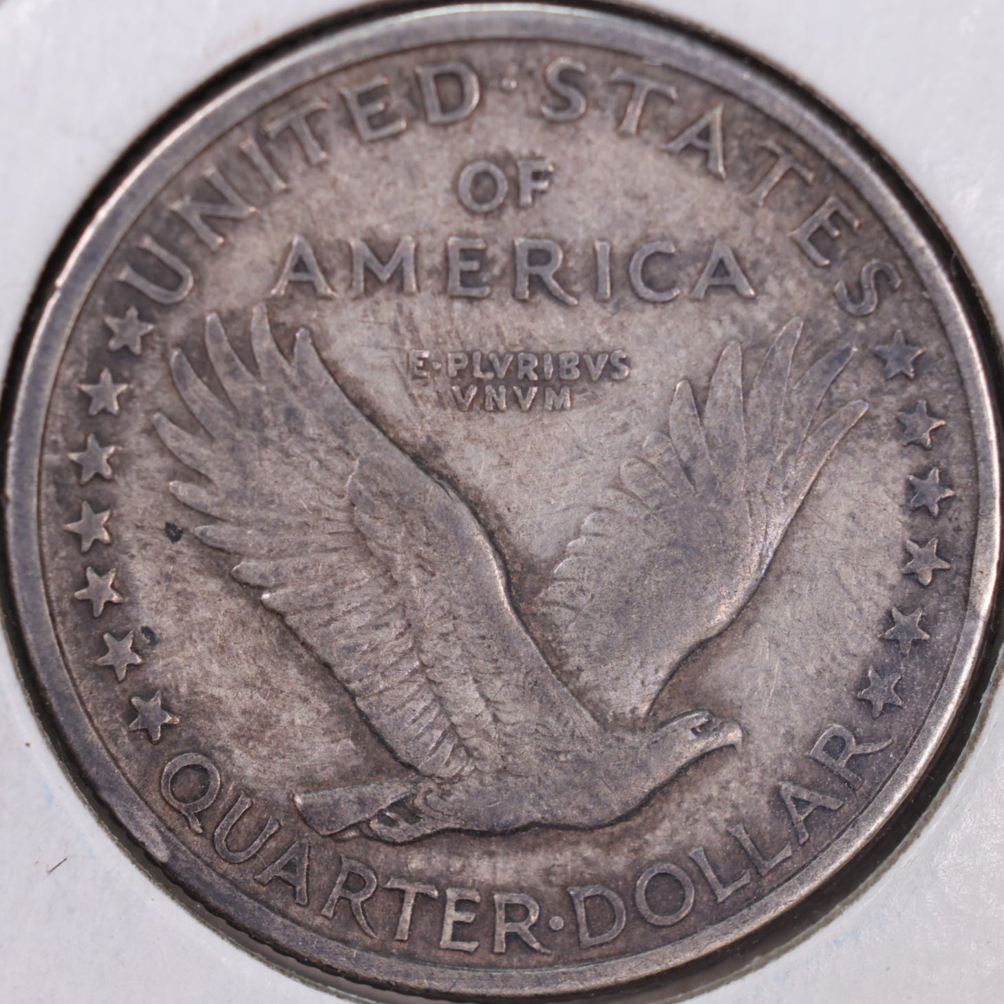 1917-S Standing Liberty Silver Quarter, T-1, Extra Fine Circulated Coin, Store #QR0024