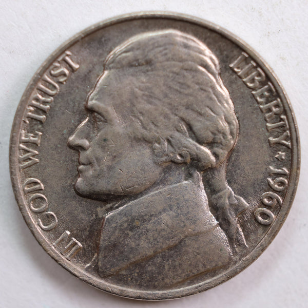 1960 Jefferson Nickel, Mint State Uncirculated Coin, Store #NL640