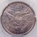 1893 Barber Silver Quarter Nice Eye Appeal, PCGS AU-58, Store Sale