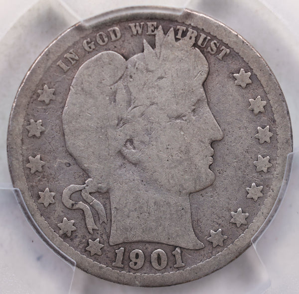 1901-S Barber Silver Quarter, 'Key Date', PCGS G-04, Store Sale #GQR050.
