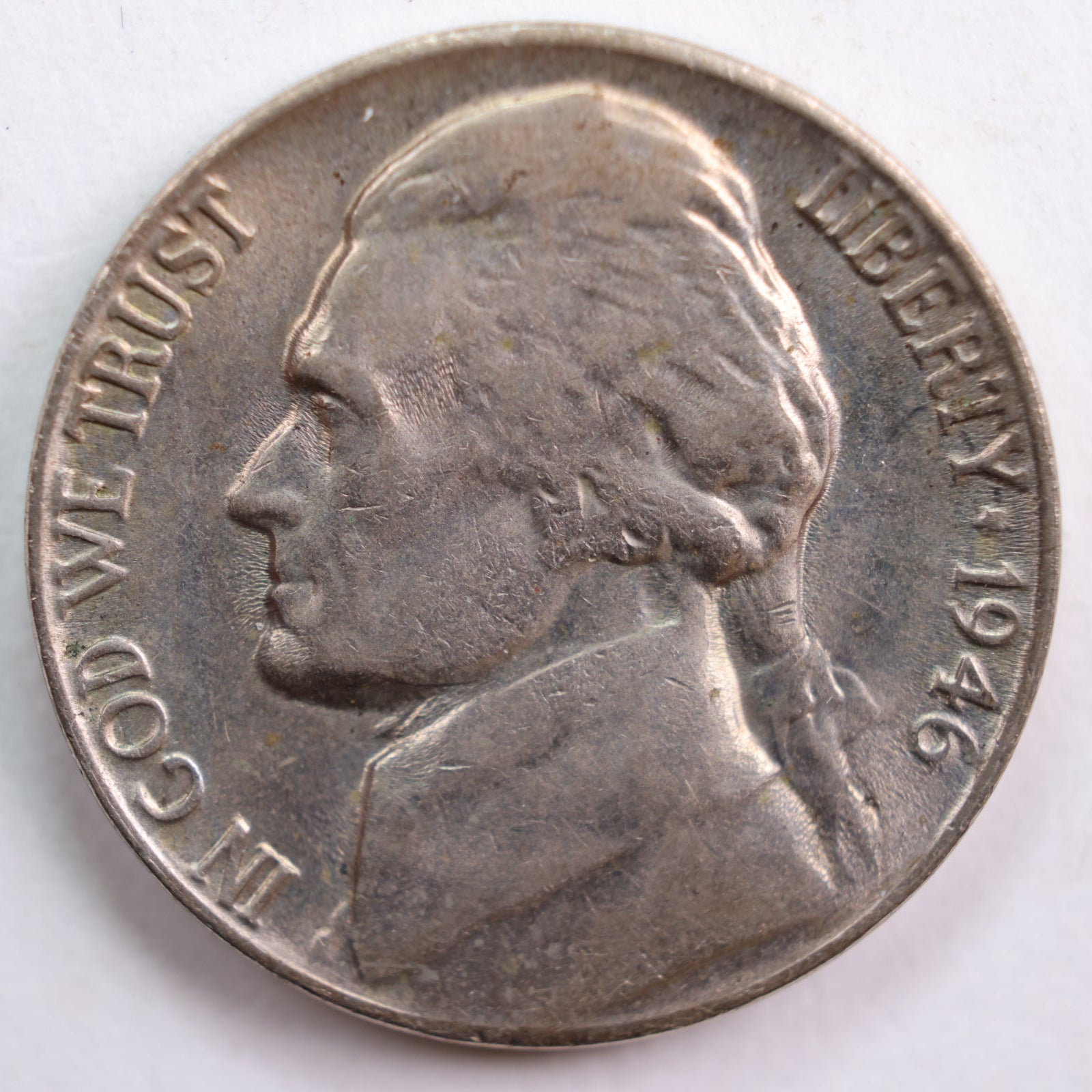 1946 Jefferson Nickel, About Uncirculated Coin, Store #NL644