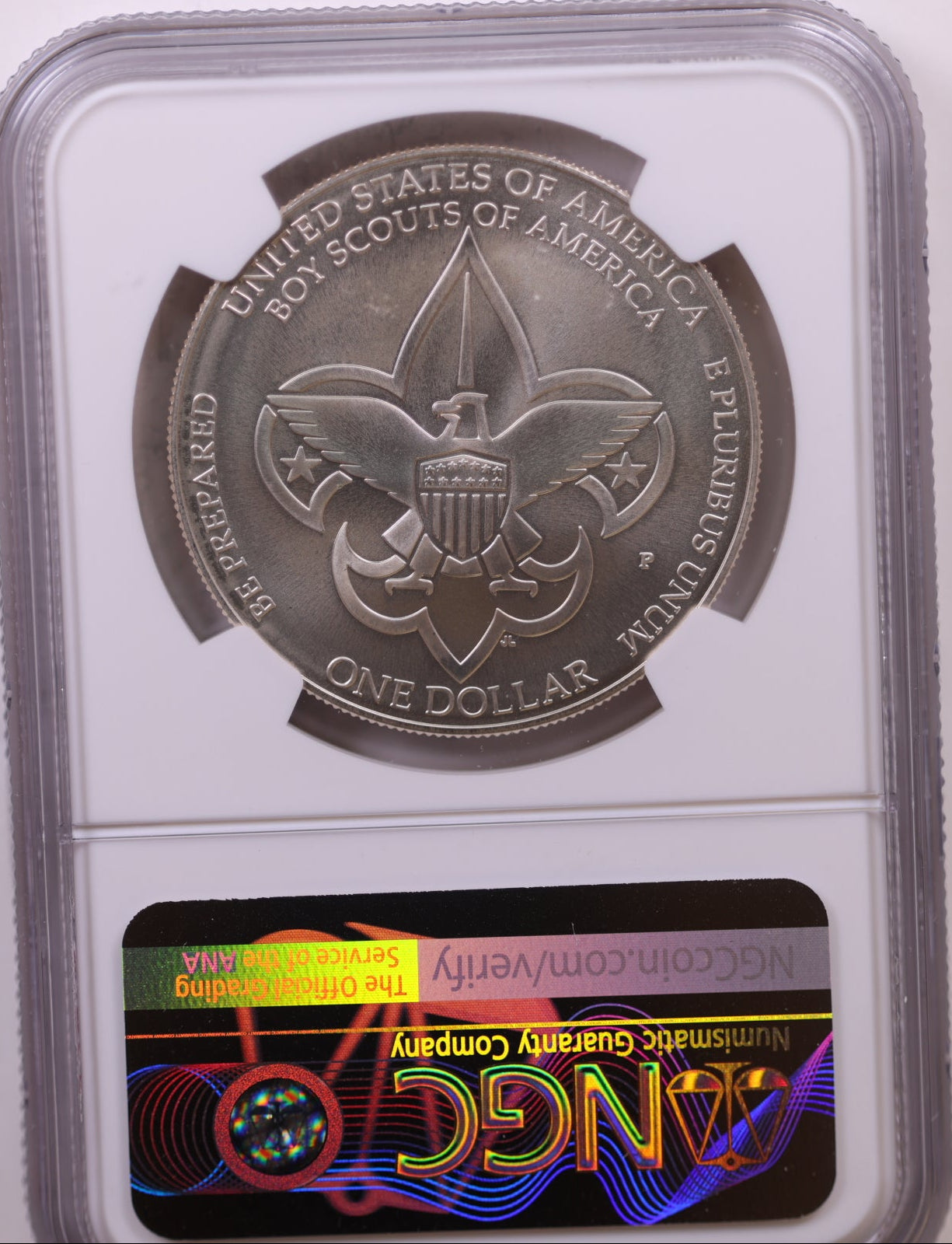 2010-P $1 Boy Scouts Centennial, NGC MS 69, Store #GMC320