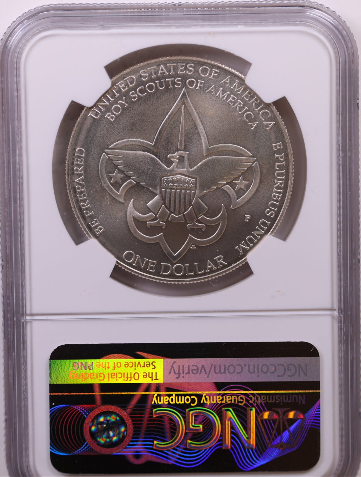 2010-P $1 Boy Scouts Centennial, NGC MS 69, Store #GMC321