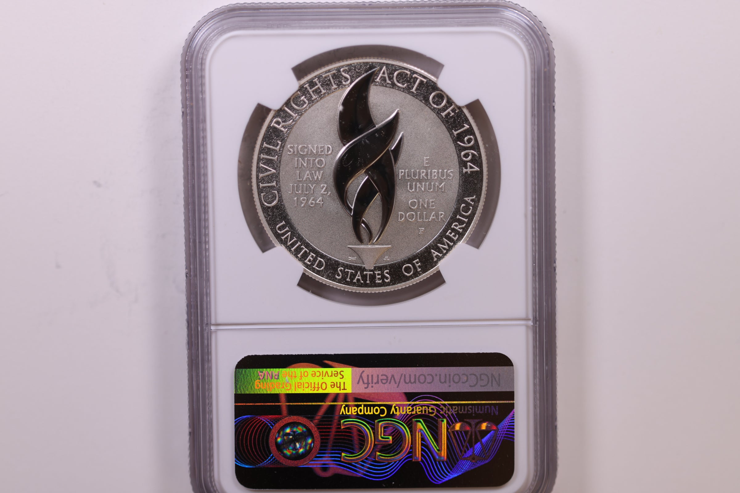 2014-P $1 Civil Rights Act of 1964, NGC PF 69 Ultra Cameo, Store #GMC322