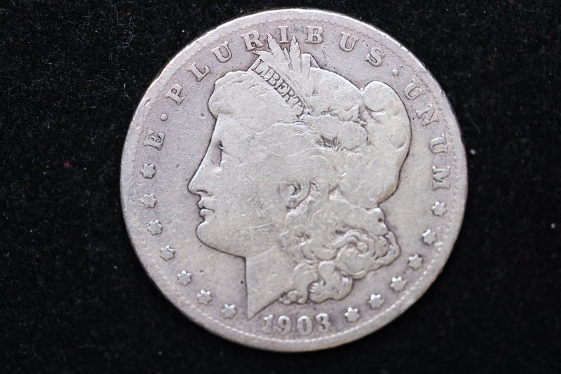 1903-S Morgan Silver Dollar., Circulated Coin. Large Affordable Dollar Sale