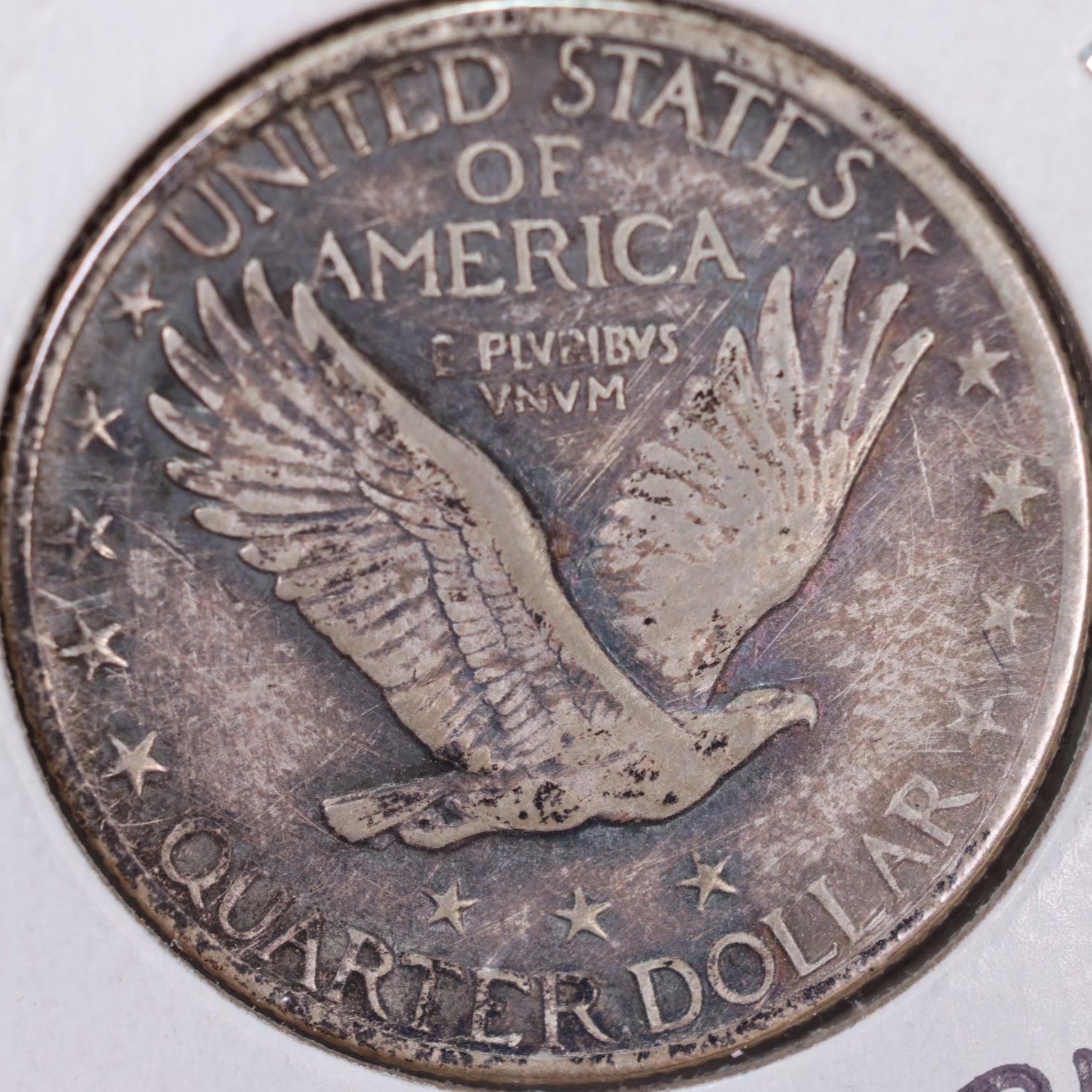 1917-D Standing Liberty Quarter, T-2, Abt Uncirculated Coin, Store #QR0032