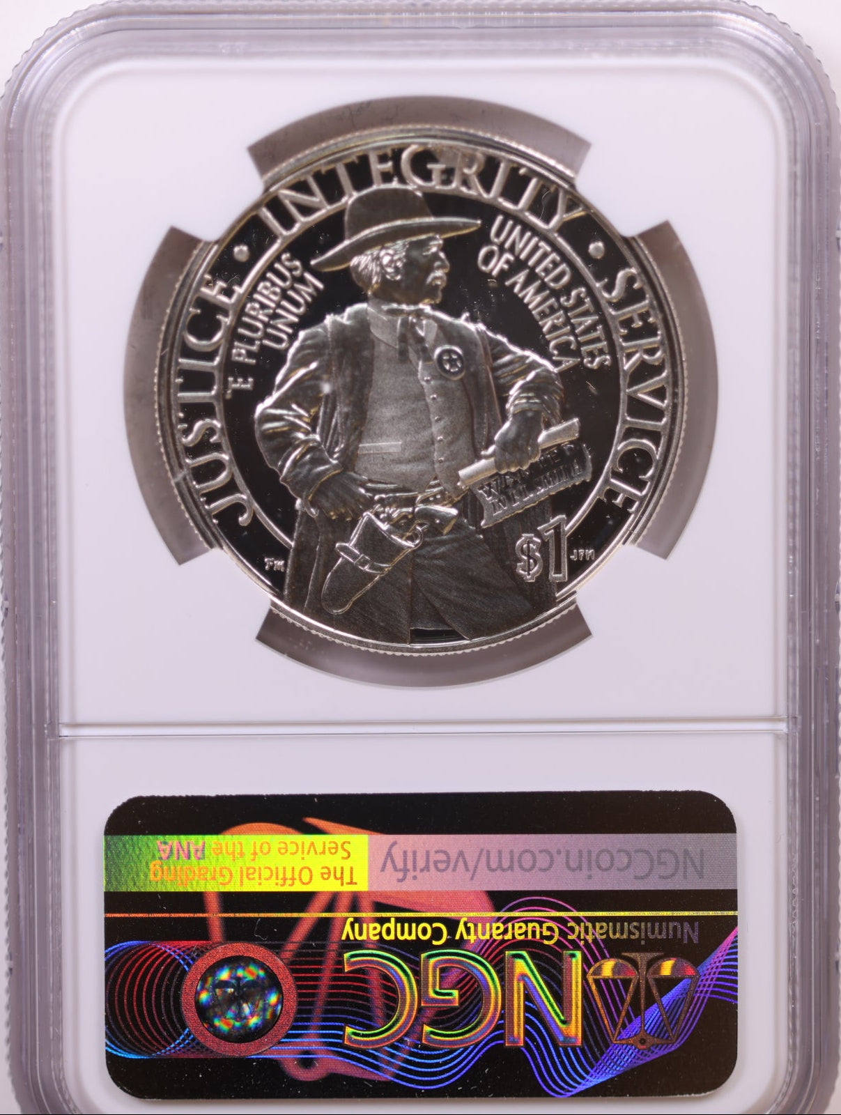 2015-P $1 US Marshalls Service, NGC PF 69 Ultra Cameo, Store #GMC323
