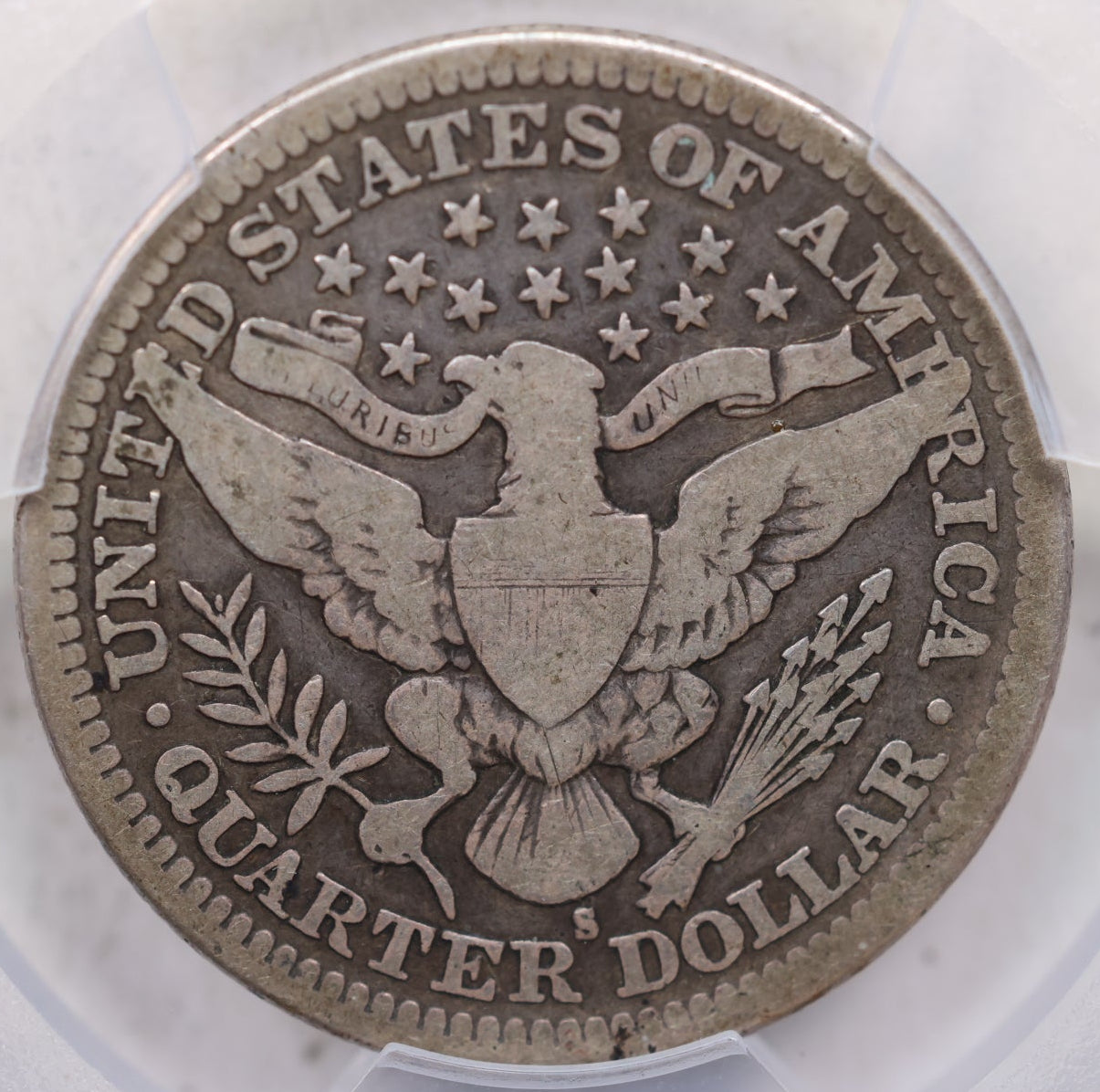 1913-S Barber Silver Quarter, PCGS VG-8, Nice Eye Appeal, Store Sale #GQR052.