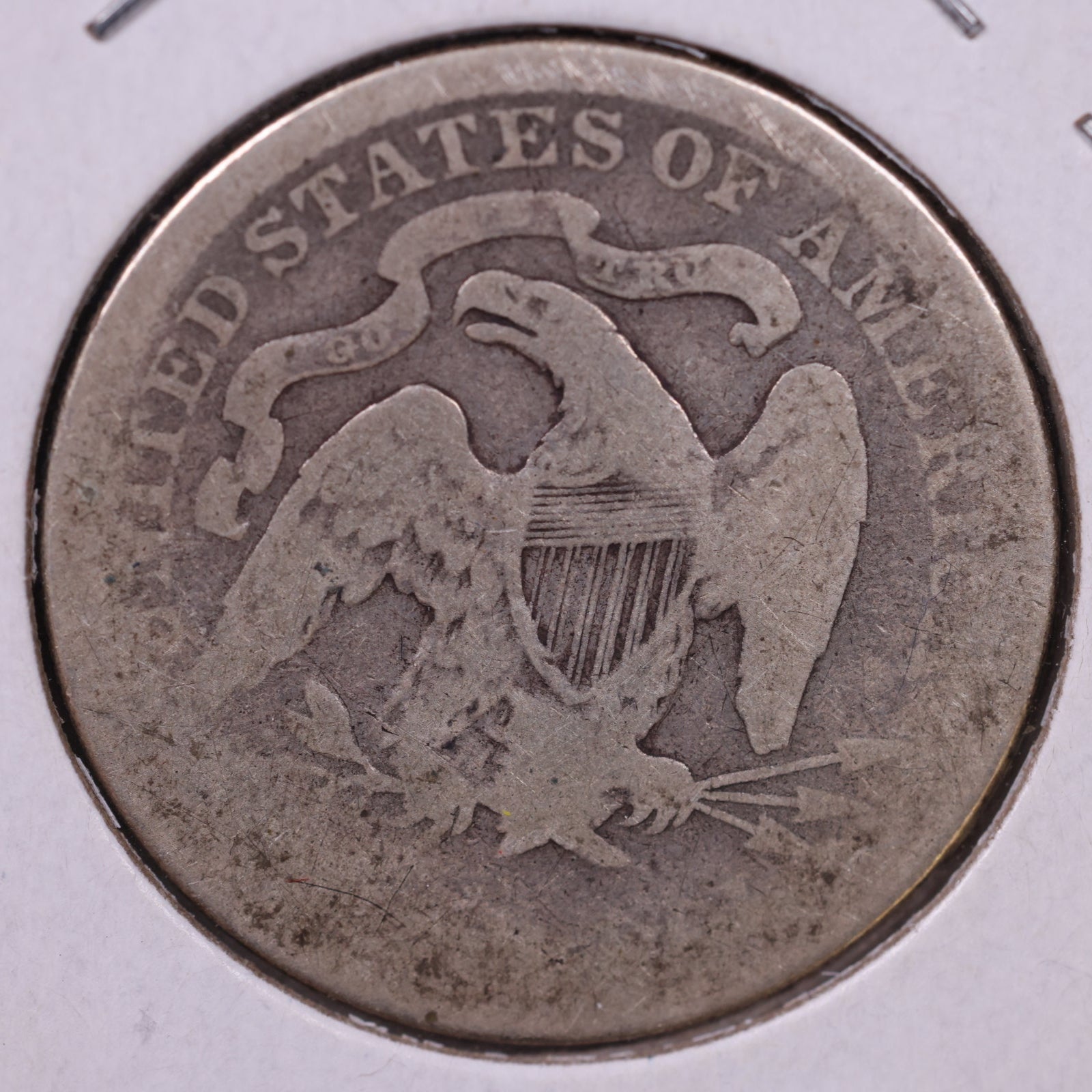 1876 Seated Liberty Quarter, Good Circulated Coin, Store #QR1382.
