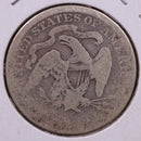 1876 Seated Liberty Quarter, Good Circulated Coin, Store