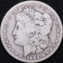 1904-S Morgan Silver Dollar, Fine Circulated Coin, Store