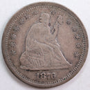 1876-S Seated Liberty Quarter, Extra Fine+ Circulated Coin, Store