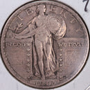 1917-D Standing Liberty Quarter, T-2, Extra Fine+ Circulated Coin, Store