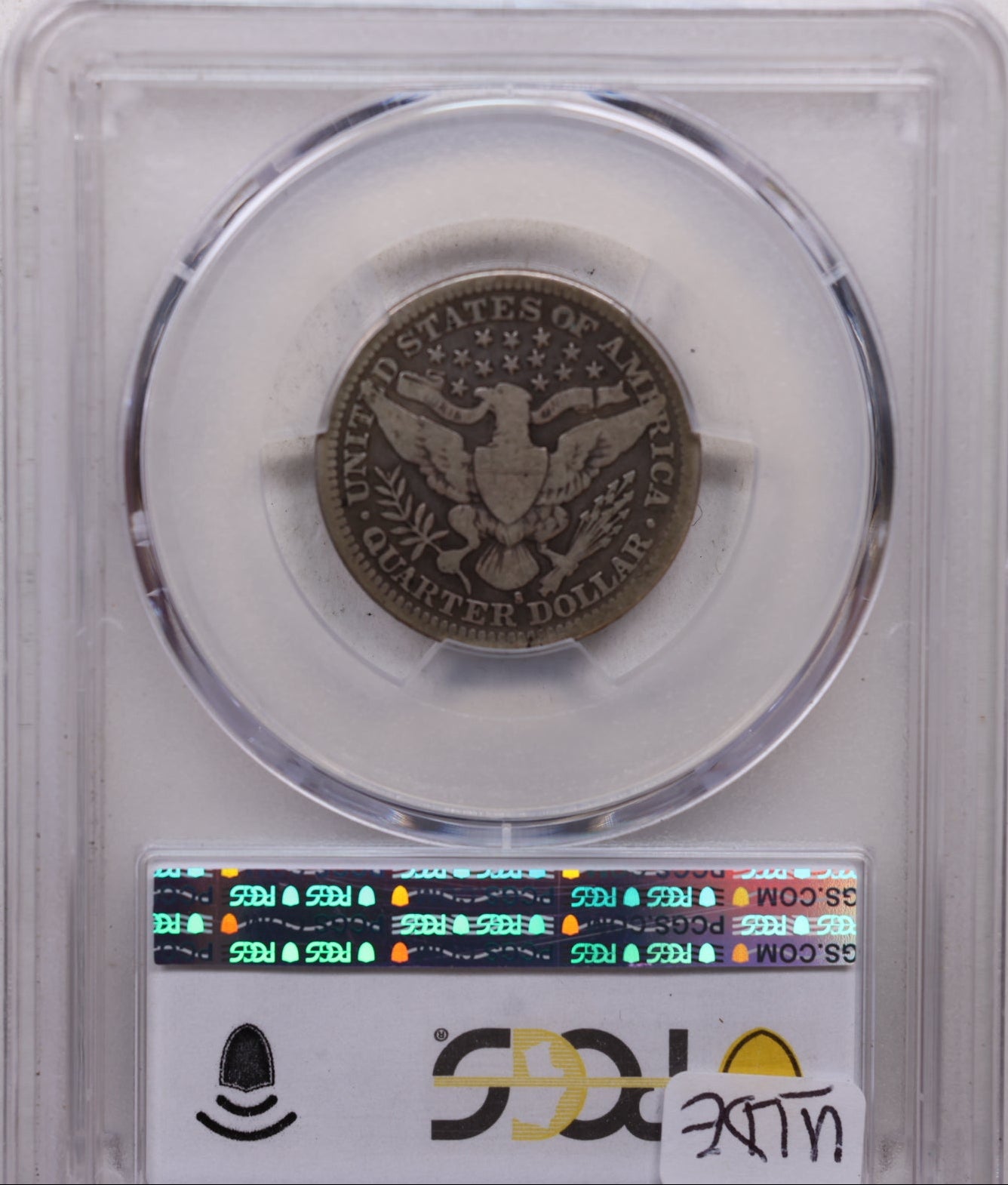 1913-S Barber Silver Quarter, PCGS VG-8, Nice Eye Appeal, Store Sale #GQR052.