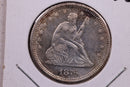 1876-S Seated Liberty Quarter, Mint State., Uncirculated Coin., Store