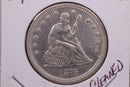 1876-CC Seated Liberty Quarter, Mint State., Uncirculated Details Coin., Store