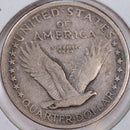 1917-S Standing Liberty Quarter, T-1, Very Fine Circulated Coin, Store