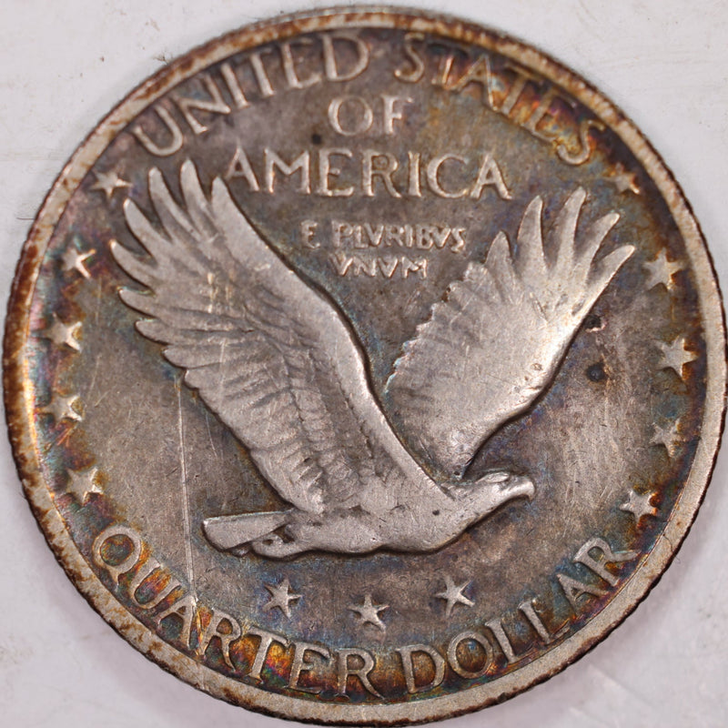 1919 Standing Liberty Quarter, Very Fine+ Circulated Coin, Store