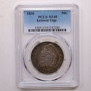 1836 Cap Bust Half Dollar, Lettered Edge, PCGS XF-45, Store Sale