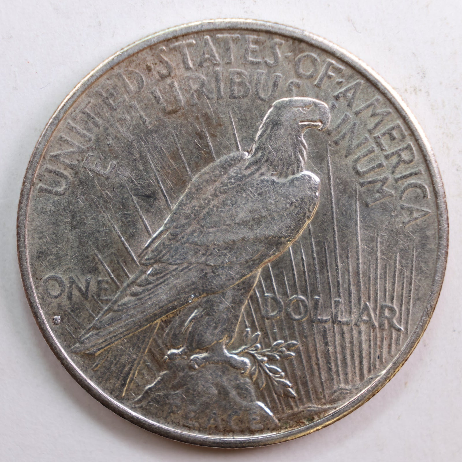 1935-S Peace Dollar, Mint State Uncirculated Coin, Details, Store #DR0842