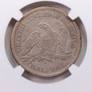 1864-S Seated Liberty Half Dollar.,  NGC X.F, Cleaned, Affordable Coin Store Sale