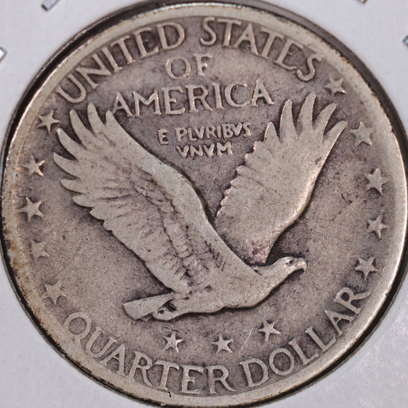 1919-S Standing Liberty Quarter, Very Good+ Circulated Coin, Store