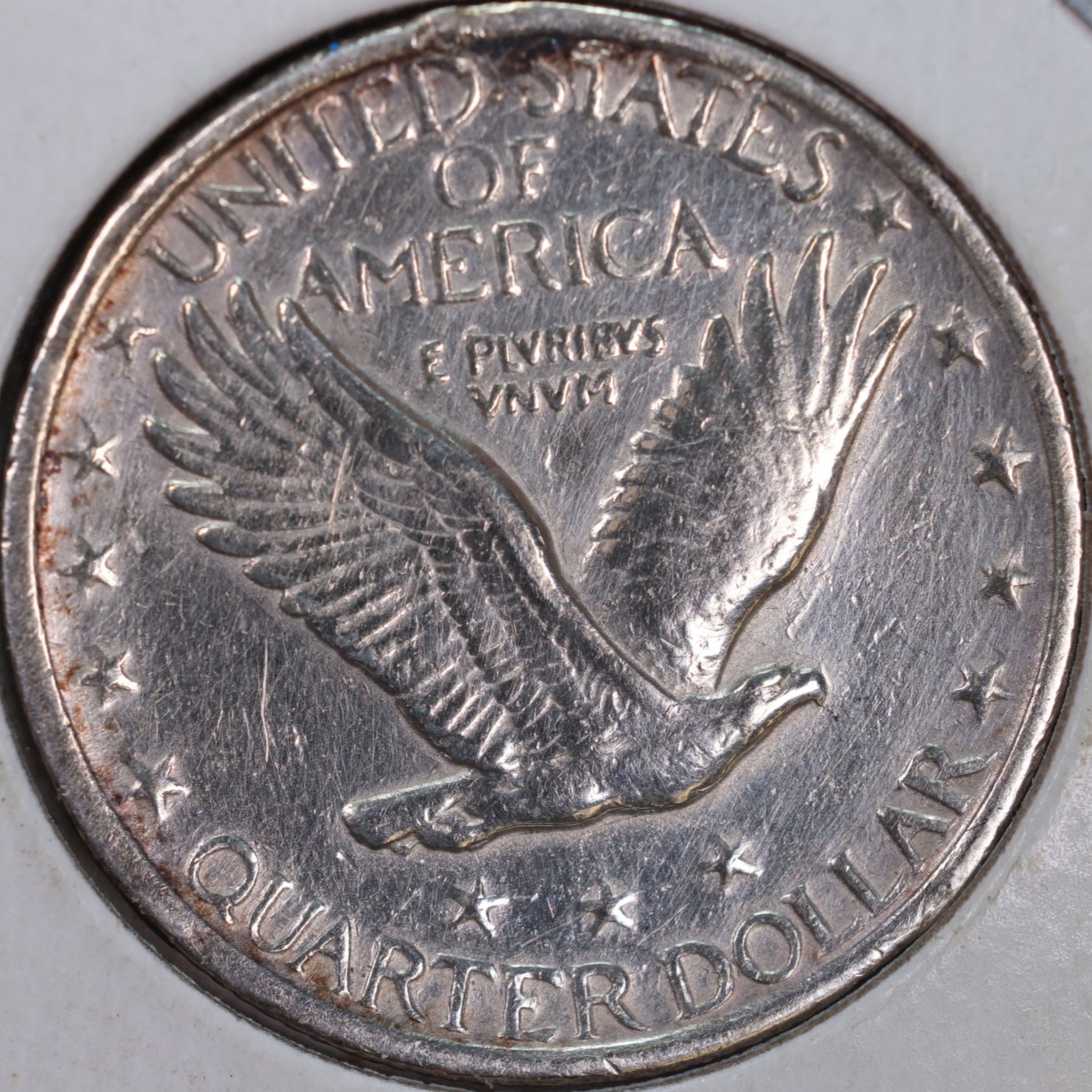 1920 Standing Liberty Silver Quarter, About Uncirculated Coin, Store #QR0047